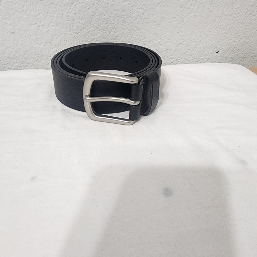 Old Navy Black Leather Belt Size 3X